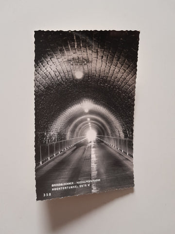 AK Großglockner - Hochalpenstraße Hochtortunnel.