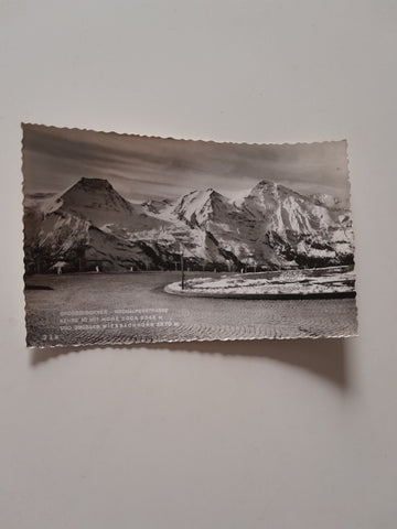 AK Großglockner - Hochalpenstraße Kehre 10 und Grosses Wiesbachhorn.