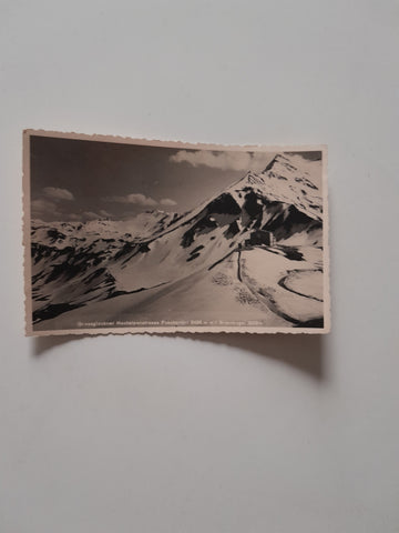 AK Grossglockner Hochalpenstrasse Fuschertörl mit Brennkogel. (1935)