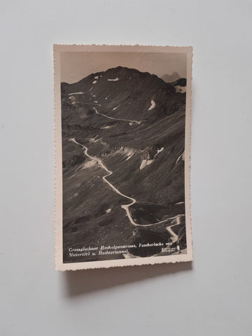 AK Großglockner Hochalpenstrasse Fuscherlacke mit Mittertörl u. Hochtortunnel. (1939)