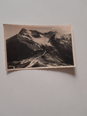 AK Grossglockner Hochalpenstrasse Fuschertörl m. Berghaus Lucashansk Brennkogel. (1935)