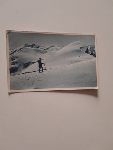 AK Blick vom Bratschenkopf gegen Glocknerin und Großglockner.