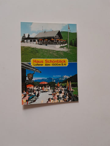 AK Lofer. Haus Schönblick. Besitzer Anton Hagn.