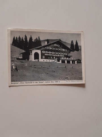 AK Berghotel Haus Gertraud in der Sonne Loferer Alm.