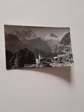 AK Motiv aus Lofer mit den Loferer Steinbergen.