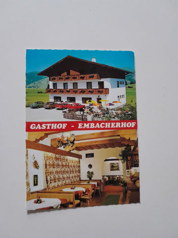 AK Embach 53. Gasthof Embacherhof. Bes. H. u. G. Steiner.