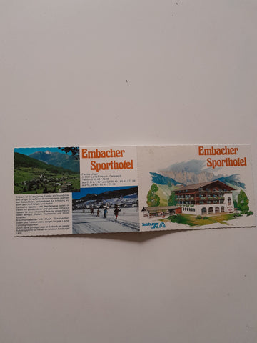 Doppel-AK Lend/Embach. Embacher Sporthotel. Familie Unger.