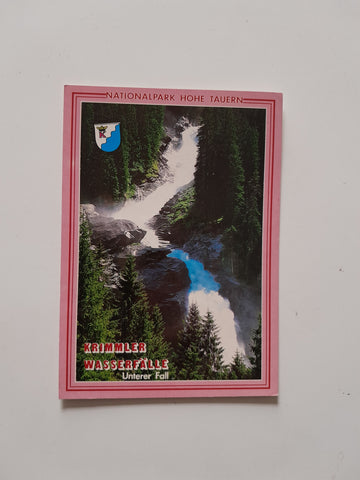 AK Krimmler Wasserfälle. Unterer fall. Nationalpark Hohe Tauern.