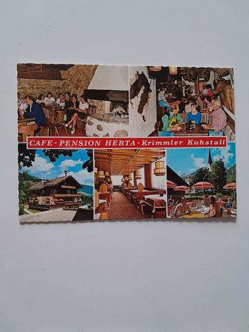 AK Cafe Pension Herta - Krimmler Kuhstall. Krimml. Besitzer: K. u. G. Baumann.