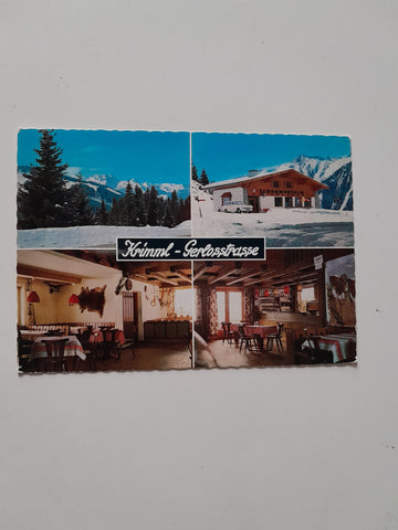 AK Krimml - Gerlosstrasse. Schönmoosalm, Krimml. R. u. Th. Innerhofer.