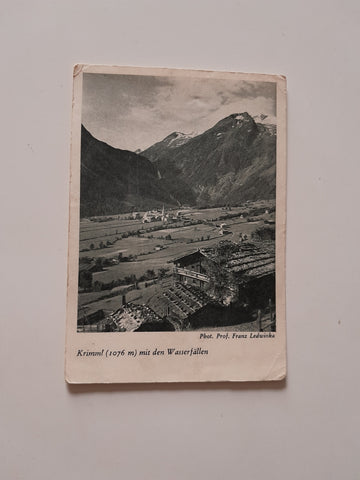 AK Krimml mit den Wasserfällen.