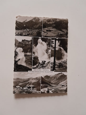 AK Krimml mit den weltberühmten Wasserfällen.