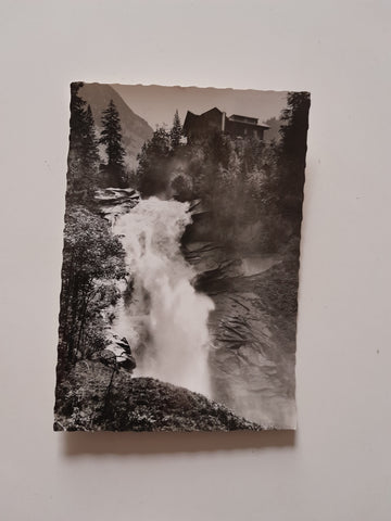 AK Alpengasthof Schönangerl am Mittleren Krimmler Wasserfall.