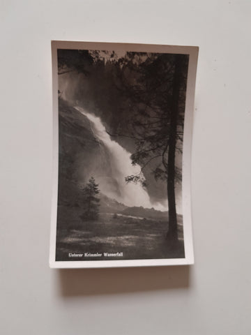 AK Unterer Krimmler Wasserfall.