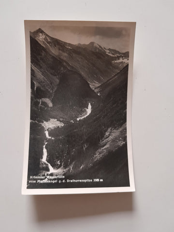 AK Krimmler Wasserfälle vom Plattenkogel g.d. Dreiherrenspitze.