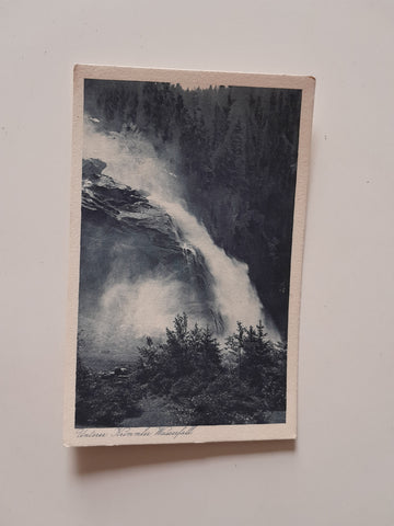 AK Unterer Krimmler Wasserfall.