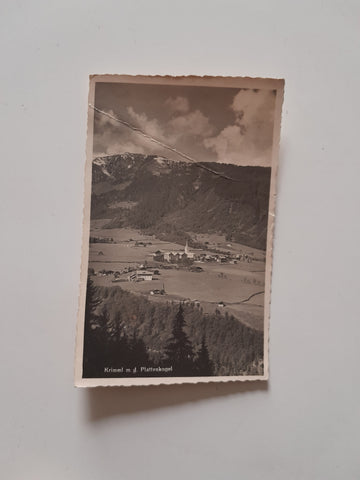 AK Krimml m.d. Plattenkogel. (1931)