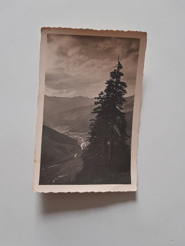AK Krimml. Blick von der Gerlosplatte ins Wildgerlostal. (1930)