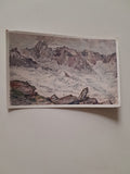 AK Dreiherrenspitze und Krimmlerkees von der Warnsdorferhütte. (K. Eisenmenger, pinx)