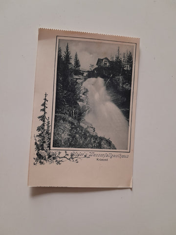 AK Krimml. Hofer's Wasserfallgasthaus.