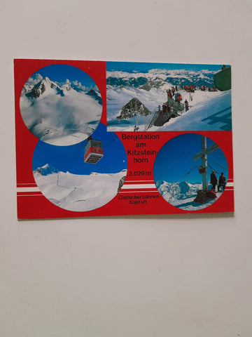 AK Bergstation am Kitzsteinhorn. Gletscherbahnen Kaprun.