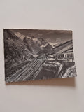 AK Tauernkraftwerke Kaprun. Lärchenwand-Schrägaufzug Bergstation.