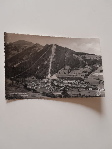 AK Kaprun. Hauptlager mit Maiskogel-Seilbahn.