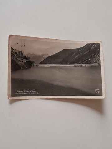 AK Kaprun. Stausee Wasserfallboden mit Limbergsperre.
