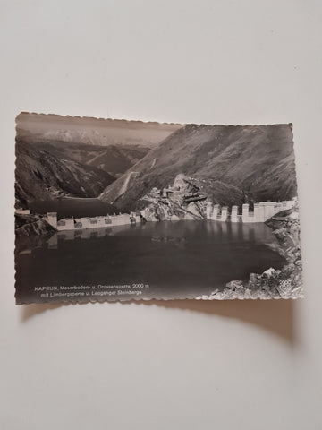 AK Kaprun., Mooserboden- und Dorssensperre mit Limbergsperre u. Leoganger Steinberge.
