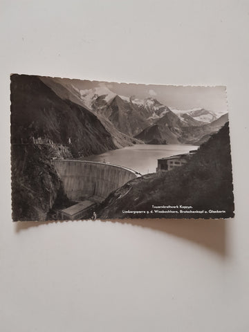 AK Tauernkraftwerk Kaprun. Limbergsperre g.d. Wiesbachhorn, Bratschenkopf u. Glockerin.