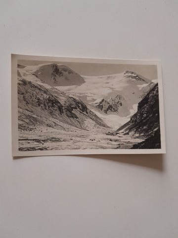 AK Mooserboden mit der Hohen Riffel.
