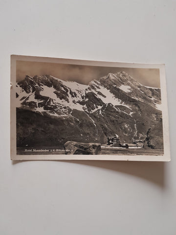 AK Hotel Mooserboden g.d. Kitzsteinhorn. (1931)