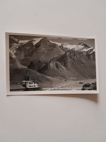 AK Orglerhütte auf dem Wasserfallboden im Kaprunertal.