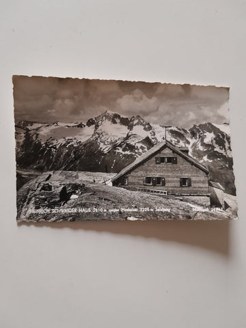 AK Heinrich Schwaiger Haus gegen Hocheiser.