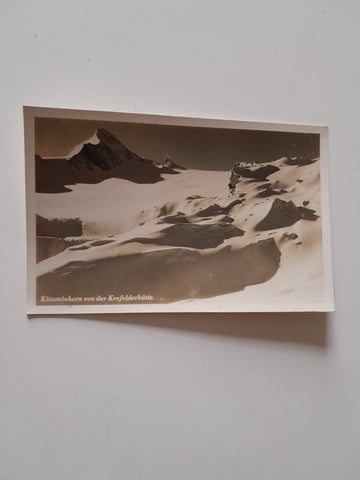 AK Kitzsteinhorn von der Krefelderhütte.