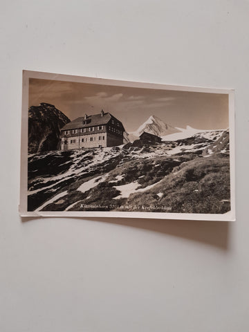 AK Kitzsteinhorn mit der Krefelderhütte.