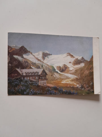 AK Hotel Mooserboden Blick gegen Karlinger.