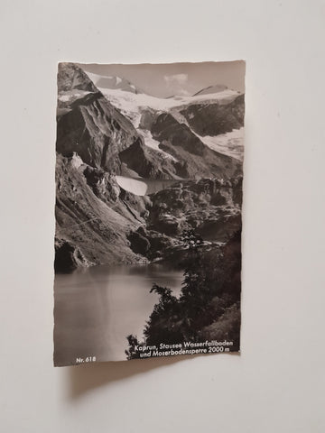 AK Kaprun, Stausee Wasserfallboden und Mooserbodensperre.