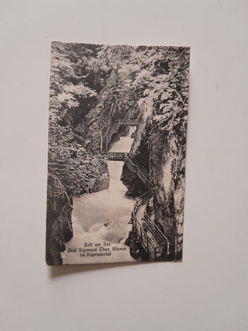 AK Graf Sigmund Thun Klamm im Kaprunertal. (1907)