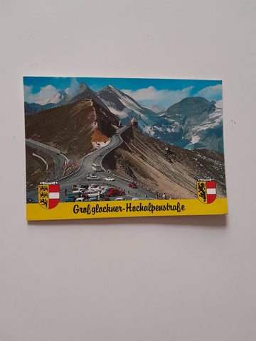 AK Großglockner Hochalpenstraße. Fuscher Törl mit Großglockner Sonnenwelleck und Fuscherkarkopf.