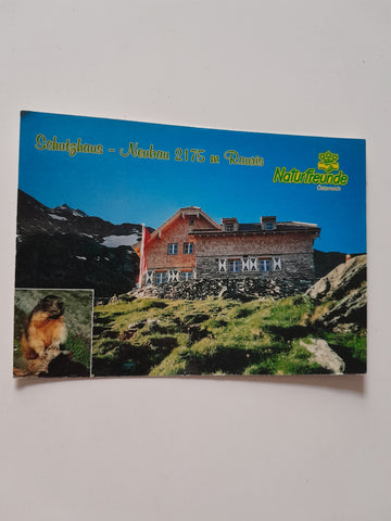 AK Rauris. Schutzhaus Neubau. Naturfreunde Ortsgruppe Rauris.