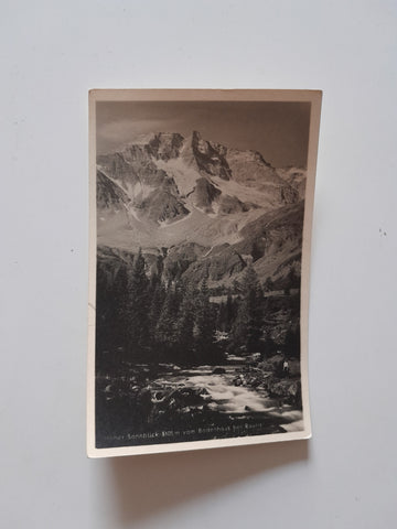 AK Hoher Sonnblick vom Bodenhaus bei Rauris.