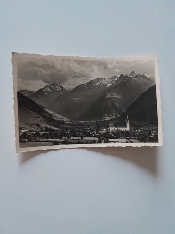AK Rauris gegen den Sonnblick. (1936)
