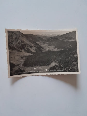 AK Hoher Tauernhof Kolm Saigurn g.d. Raurisertal. Sten. Meer und Hochkönig.