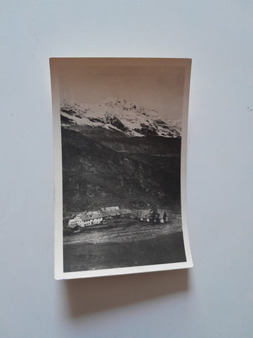 AK Der Sonnblick von Kolm-Saigurn aus mit dem Naturfreundehaus.