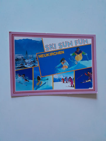 AK Ski Sun Fun. Neukirchen am Großvenediger.