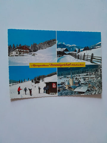 AK Neukirchen am Großvenediger. Alpengasthaus Venedigerhof. Bes. Fam. Stöckl.