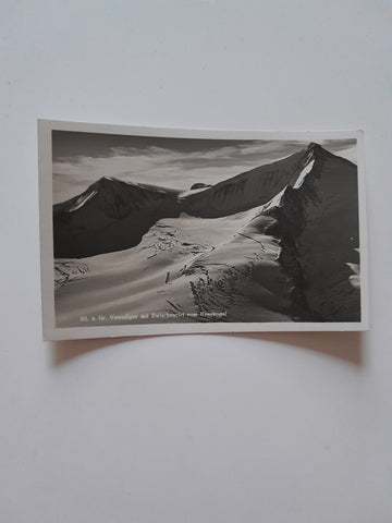 AK Kl. u. Gr. Venediger mit Zwischentörl vom Keeskogel. (1930)