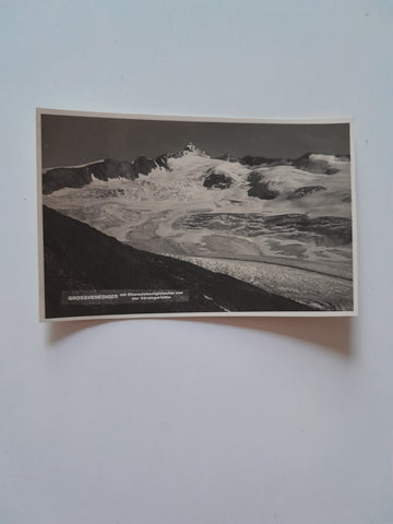 AK Grossvenediger mit Obersulzbachgletscher von der Kürsingerhütte. (1928)