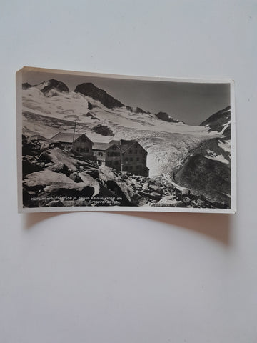 AK Kürsingerhütte gegen Krimmlertörl am Grossvenediger. (1931)
